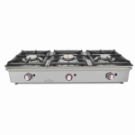 Cocina A Gas Sobremostrador Arilex De 3 Fuegos De 58 + 58 + 58 Kw