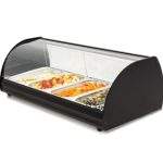 Vitrina Calienta Tapas De 4 Bandejas Gn1/3-40 Con Luz