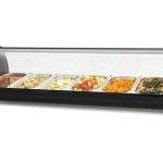 Vitrina Calienta Tapas De 6 Bandejas Gn1/3-40 Con Luz