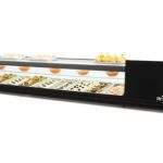 Vitrina Refrigerada De Tapas 8 Bandejas 3 Pisos Gn1/3 Color Negro