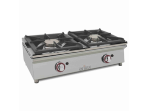 Cocina A Gas Sobremostrador Arilex De 2 Fuegos De 58 + 58 Kw