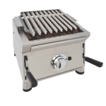barbacoa de gasde piedra volcánica