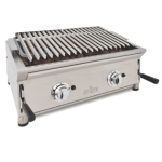 Barbacoa A Gas 70 Cm Piedra Volcánica Arilex Con Parrilla Inoxidable Regulable En 3 Alturas