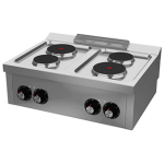 Cocina Eléctrica 4 Placas De Sobremesa Ce4P600S Hr Fainca