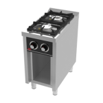 Cocina Industrial 2 Fuegos A Gas Serie 900 Con Mueble Hr Fainca