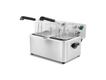 Freidora Eléctrica Industrial Doble De Sobremesa 4+4 Litros Edenox