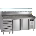 Mesa Para Pizza Incl. Unidad De Condimentos