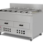 Asador Horizontal Parrilla de Brasa de 8 Espadas Línea Estambul EMP8YI