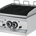 Barbacoa a gas piedra volcánica sobremesa 13 kW 600x635x285h mm EMP6LG020 Línea 600 Estambul