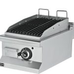 Barbacoa a gas piedra volcánica sobremesa 6,5 kW 400x635x285h mm EMP6LG010 Línea 600 Estambul