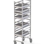 Carro Bandejero Acero Inoxidable Para 16 Bandejas GN1/1 460x640x1700h mm TT16NGN1100