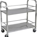 Carro Recogida de Bebidas 2 Niveles en Acero Inoxidable de 950X500X950h mm PEKIN CARROB2