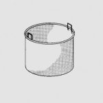 Cesta 150 Litros 1 Compartimento para colar la pasta MAGISTRA PLUS 900
