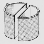Cesta Partida 50 Litros para colar la pasta B700007 MAGISTRA PLUS 700