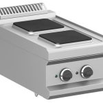 Cocina Eléctrica 2 zonas Cuadradas Sobremesa MPQ74T MAGISTRA PLUS 700