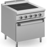 Cocina Eléctrica 4 zonas Cuadradas Rebajadas con Horno Eléctrico MPQR98FE MAGISTRA PLUS 900