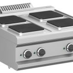 Cocina Eléctrica 4 zonas Cuadradas Sobremesa MPQ77T MAGISTRA PLUS 700