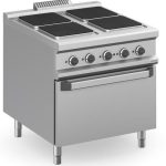 Cocina Eléctrica 4 zonas Cuadradas con Horno Eléctrico MPQ98FE MAGISTRA PLUS 900
