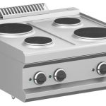 Cocina Eléctrica 4 zonas Redondas Sobremesa MPR77T MAGISTRA PLUS 700