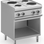 Cocina Eléctrica 4 zonas Redondas con Mueble MPR77A MAGISTRA PLUS 700