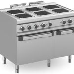 Cocina Eléctrica 6 zonas Cuadradas con Horno Eléctrico Estático MPQ711FE MAGISTRA PLUS 700