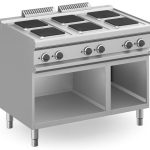 Cocina Eléctrica 6 zonas Cuadradas con Mueble MPQ711A MAGISTRA PLUS 700
