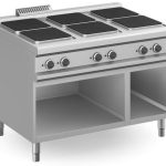 Cocina Eléctrica 6 zonas Cuadradas con Mueble MPQ912A MAGISTRA PLUS 900