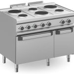 Cocina Eléctrica 6 zonas Redondas con Mueble MPR711A MAGISTRA PLUS 700