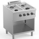 Cocina a Gas 4 Fuegos con Mueble Fondo 700 ELFU77A START LINE
