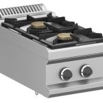 Cocina a gas 2 fuegos 2x5,5 Kw Sobremesa MFB74TXS MAGISTRA PLUS 700