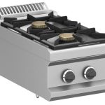 Cocina a gas 2 fuegos 2x7 Kw Sobremesa MFB74TXL MAGISTRA PLUS 700