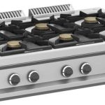 Cocina a gas 6 fuegos 6x5,5 Kw Sobremesa MFB711TXS MAGISTRA PLUS 700