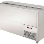 Enfriador de Botellas 3 Puertas Inoxidable Interior y Exterior de 1500 x550 x850h mm CORDOBA MRB-150I