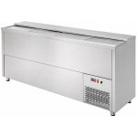 Enfriador de Botellas 4 Puertas Inoxidable Interior y Exterior de 2000 x550 x850h mm CORDOBA MRB-200I