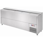Enfriador de Botellas 5 Puertas Inoxidable Interior y Exterior de 2500 x550 x850h mm CORDOBA MRB-250I