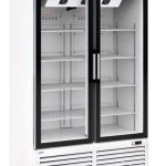 Expositor Congelación Frío Ventilado Doble Puerta de Cristal 940 Litros 1270x785x2000h mm AVEIRO ACM120PV