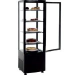 Expositor Refrigerado 4 Caras 238 litros Negro de 515x485x1715h mm Línea Pekín XC238L-N
