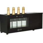 Expositor Sobremesa  con Compresor 4º a 12º para 5 botellas de vino  Línea PEKIN