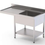 Fregadero Acero Inoxidable 2 Cubas Derecha Para Lavavajillas Fondo 700 Sin Estante 1800x700x850h mm IS1718R2DW0