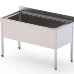 Fregadero Gran Capacidad Acero Inoxidable 1 Cuba Fondo 700 Con Mueble Sin Estante 1200x700x400h mm IS1712C1HCS0