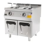 Freidora Eléctrica 14 + 14  Litros 2 x 10,5 kW 800x730x850h mm EMPPLS7FE020D Línea 700 Estambul