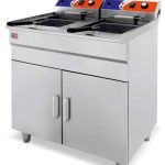 Freidora Eléctrica 14+14 litros CON MUEBLE de 740x550 x910h mm PEKIN EF-162VC