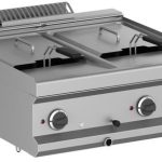 Freidora Eléctrica Sobremesa 2 cubaS 12+12 Litros 18 kW MFRE77T MAGISTRA PLUS 700