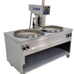 Freidora Eléctrica para churros 1550X800X850h 2 calderos de 600mm Línea Estambul DTM4