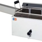 Freidora Especial Pastelería 16 litros 9 kw Trifásica de medidas 530x460x370h mm FP16L