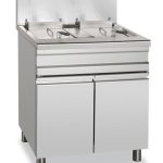 Freidora a Gas 14+14 Litros 13+13 kW con Mueble GF15+15S STAND ALONE