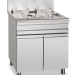 Freidora a Gas 18+18 Litros 14+14 kW con Mueble GF25+25S STAND ALONE