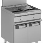 Freidora a Gas 2 cubas 14+14  Litros 25kW MFRG77A MAGISTRA PLUS 701
