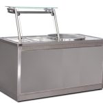 Freidora a Gas para churros 1400X700X850/1320h mm con 1 caldero de 500mm y 2 bandejas GN1/1 Línea Estambul EMPLK002