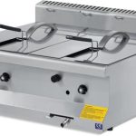 Freidora a Gas sobremesa 2x10 litros 2x 4,34 kW 800x635x285h mm EMP6FG020 Línea 600 Estambul
